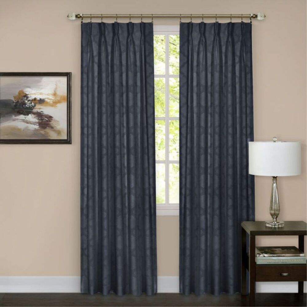 Ergode Windsor Pinch Pleat Window Curtain Panel 34x84